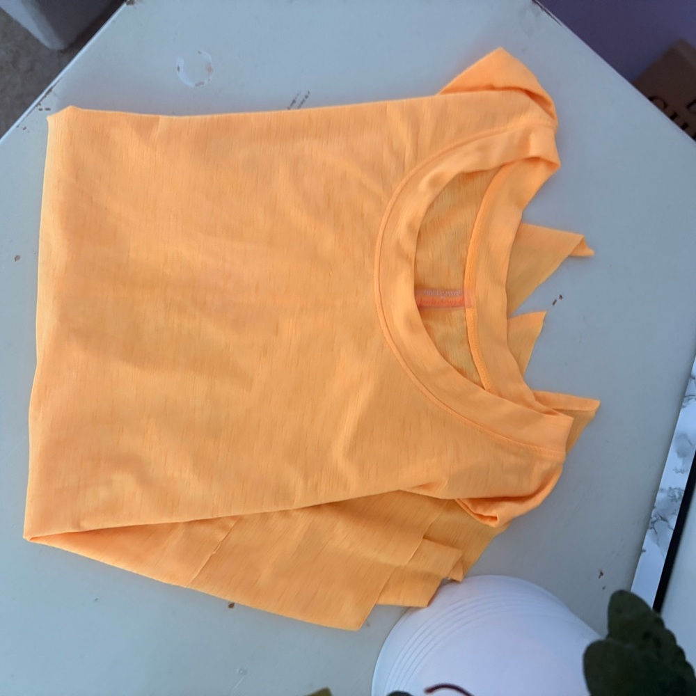 Bright Orange free people tempo tank top